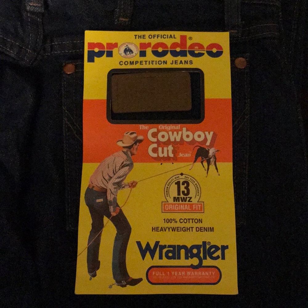 Wrangler cowboy cut jean